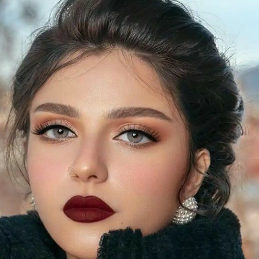 میکاپ پاییزی چشم