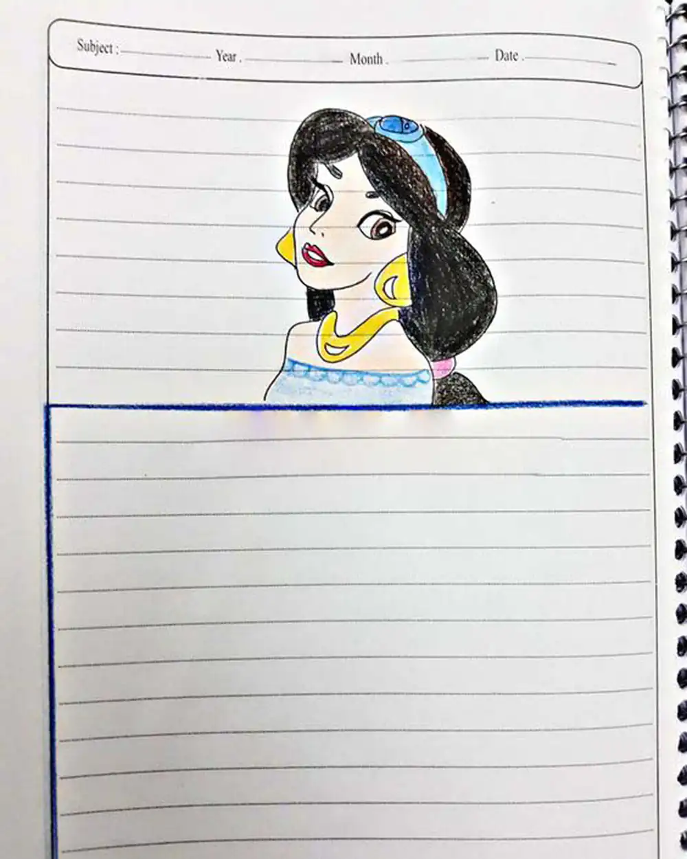نقاشی دفتر مشق اولی ها