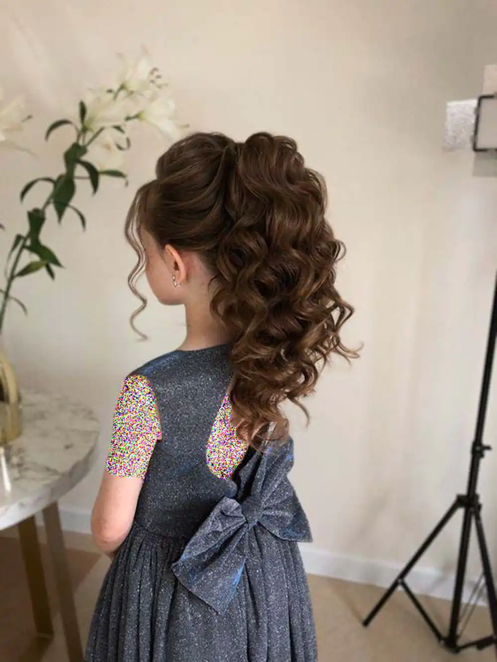 مدل میکاپ و شینیون دخترانه