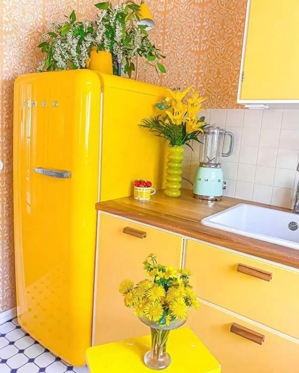 تزیین روی کابینت عروس