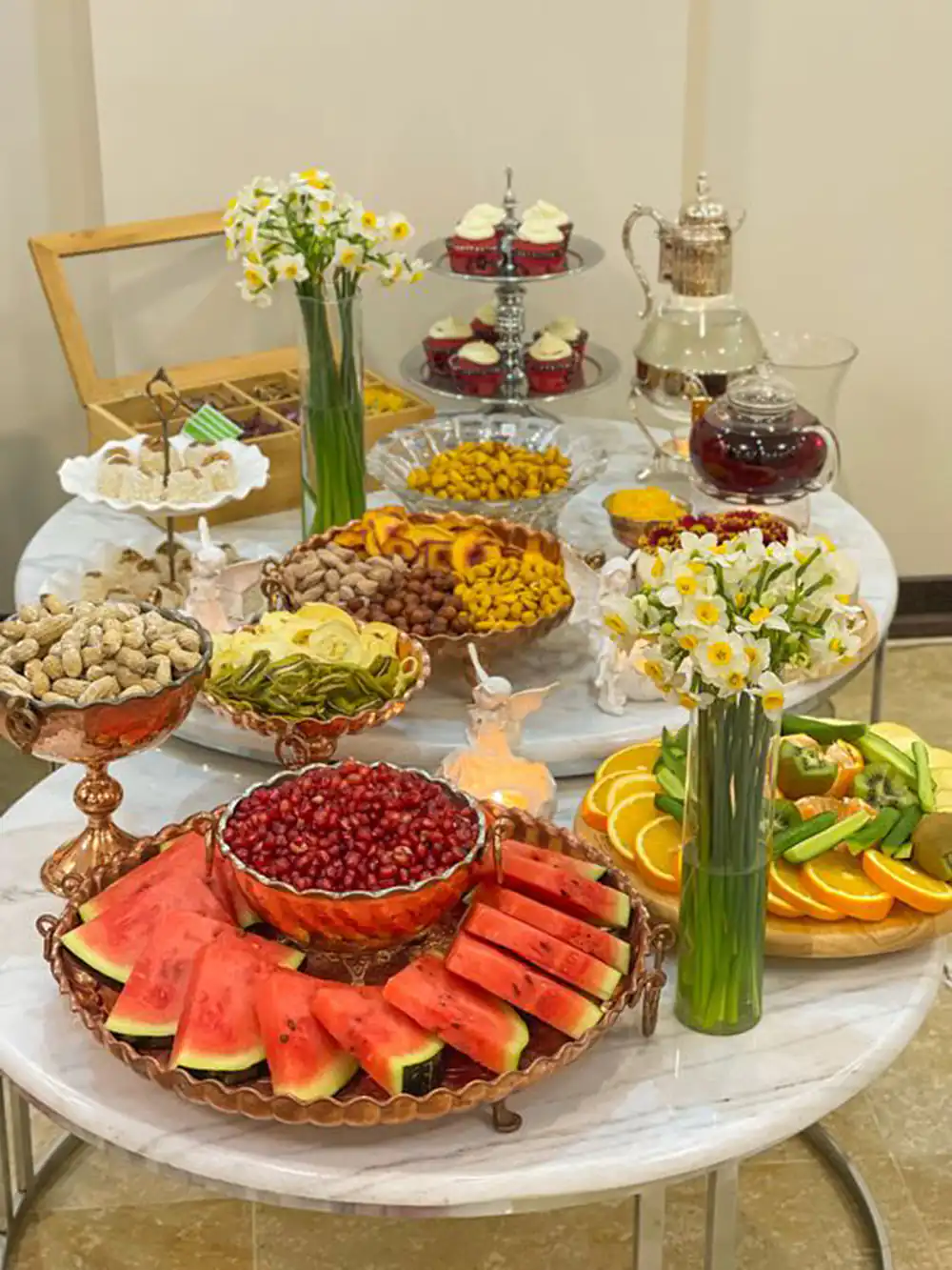 تزیین سفره یلدا