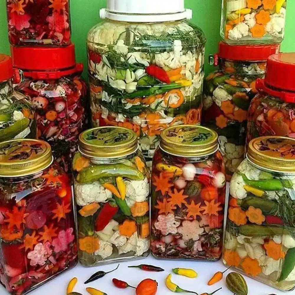 تزیین ترشی برای سفره