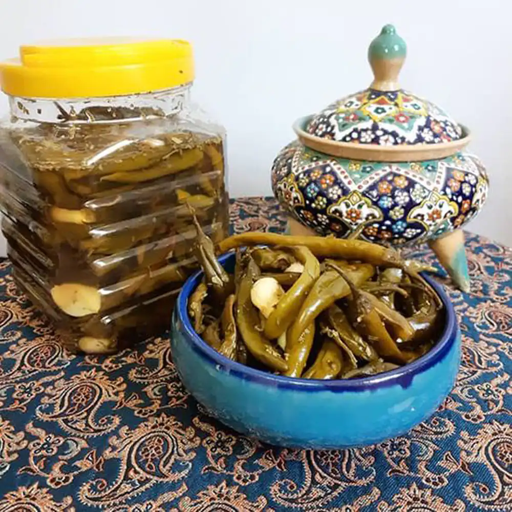 تزیین ترشی برای سفره