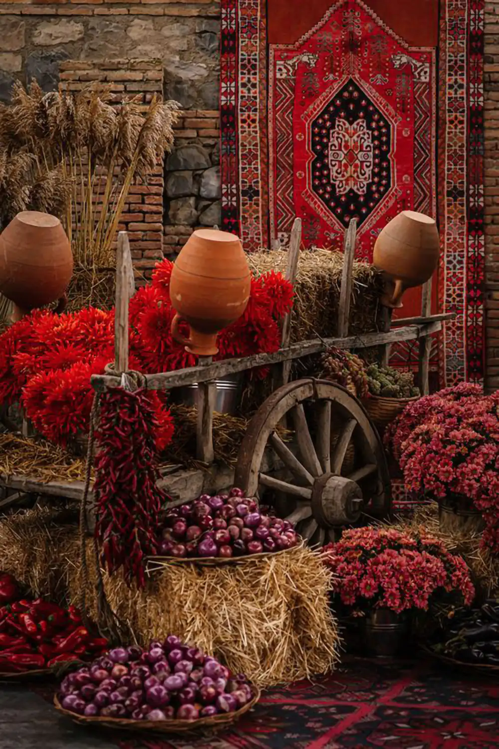 دکور شب یلدا برای عکاسی