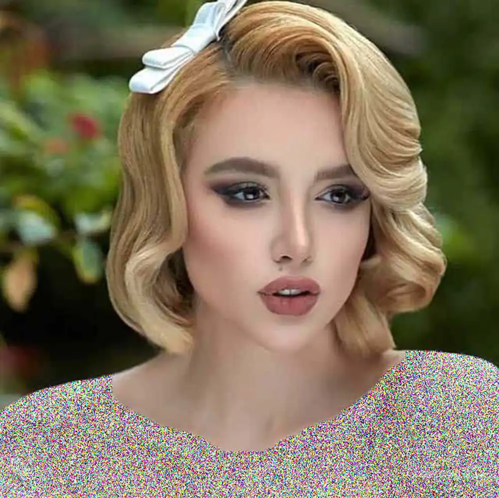 شینیون ساده مو برای عروسی