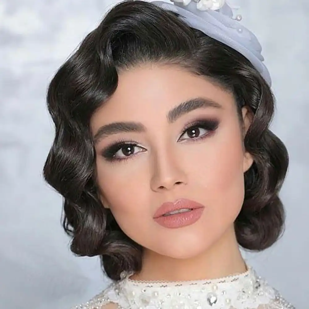 شینیون ساده مو برای عروسی
