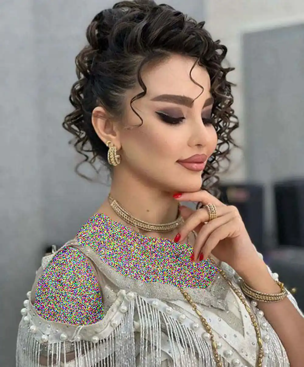 شینیون ساده مو برای عروسی