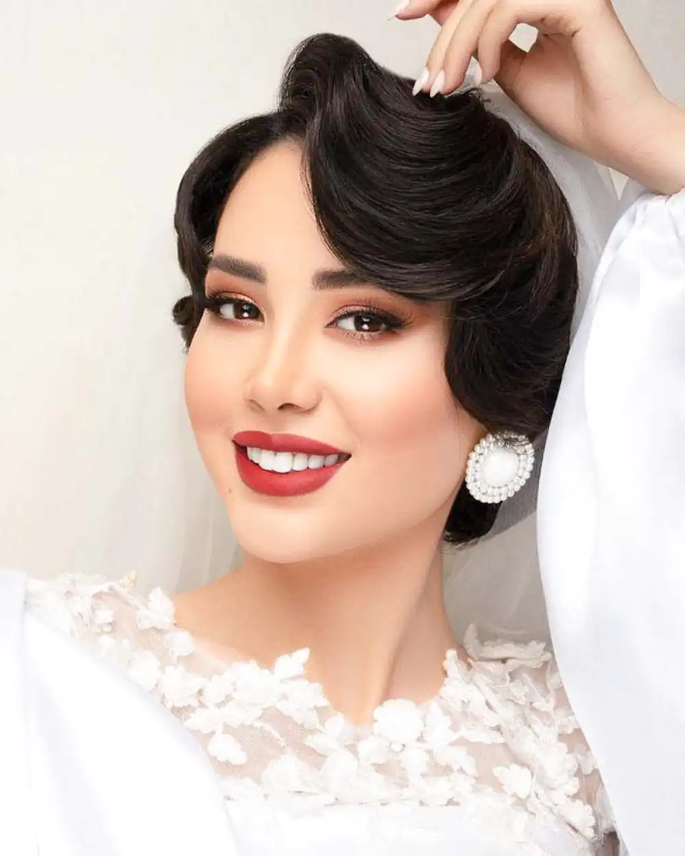 شینیون ساده مو برای عروسی