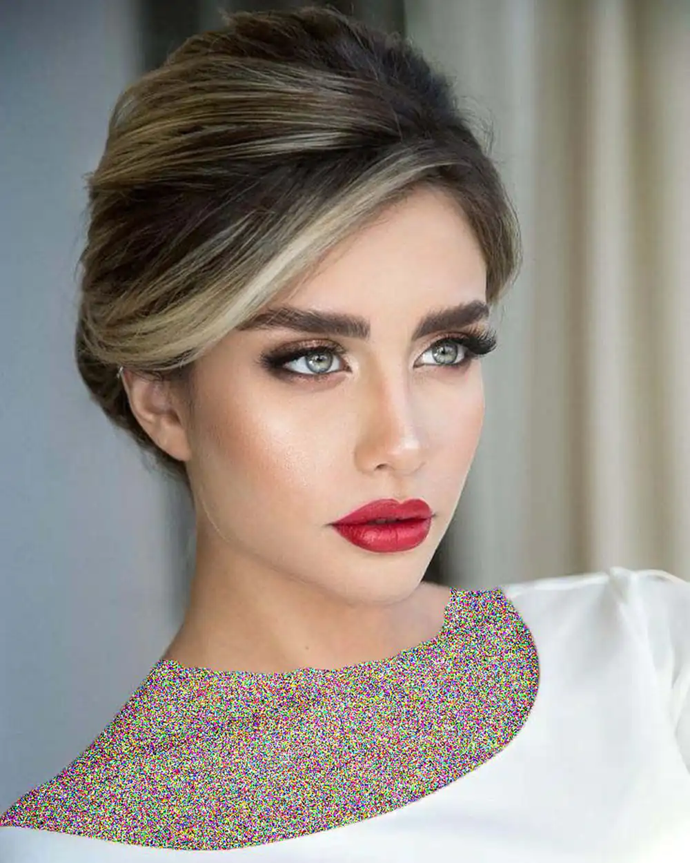 شینیون ساده مو برای عروسی