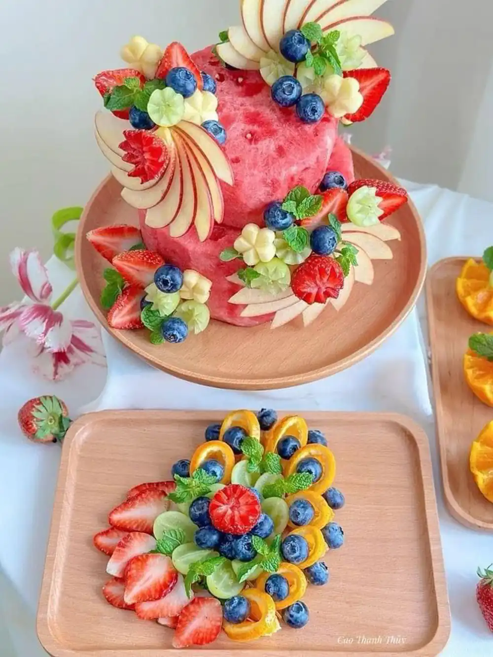 تزیین خوراکی های شب یلدا
