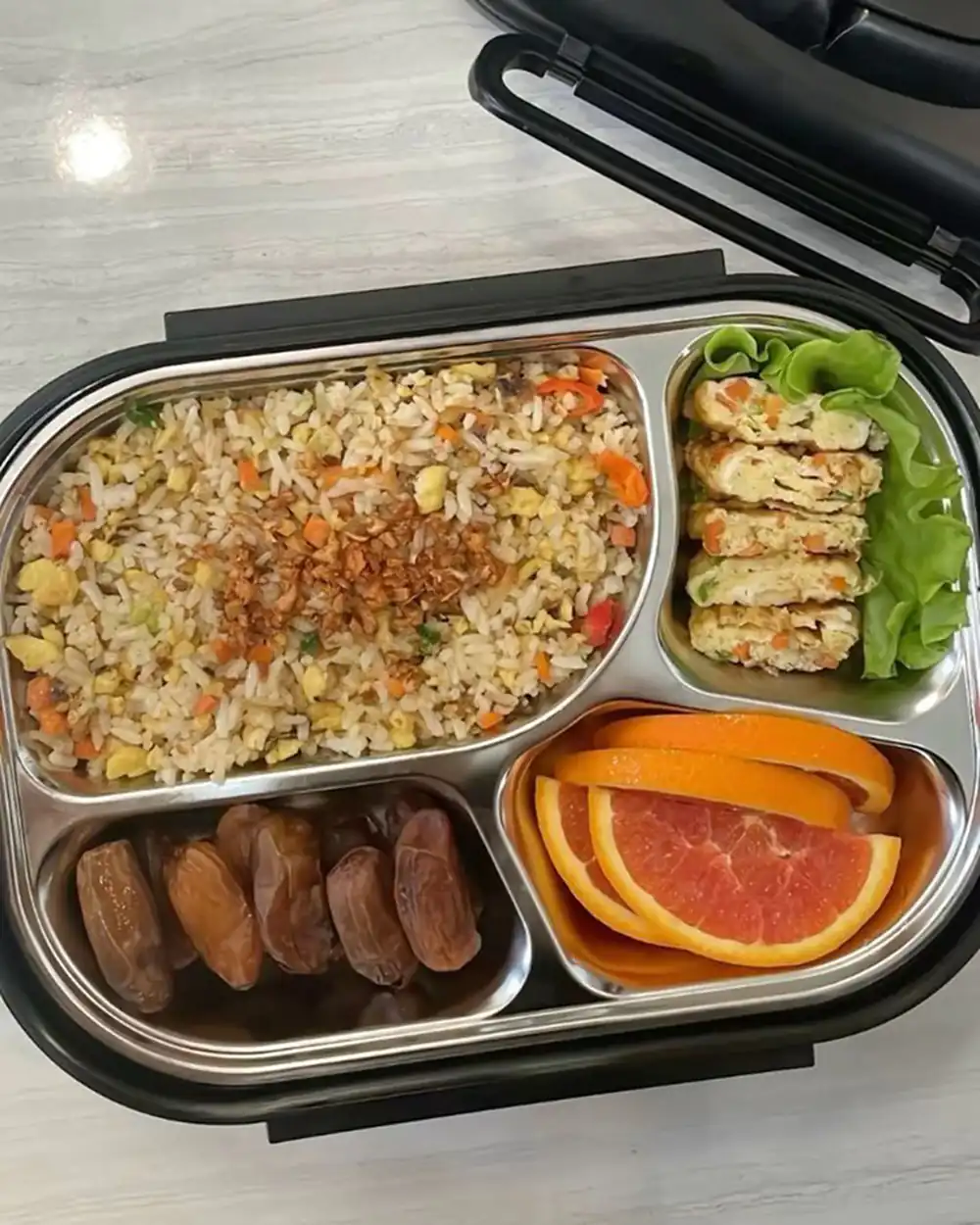 تزیین غذا برای مدرسه