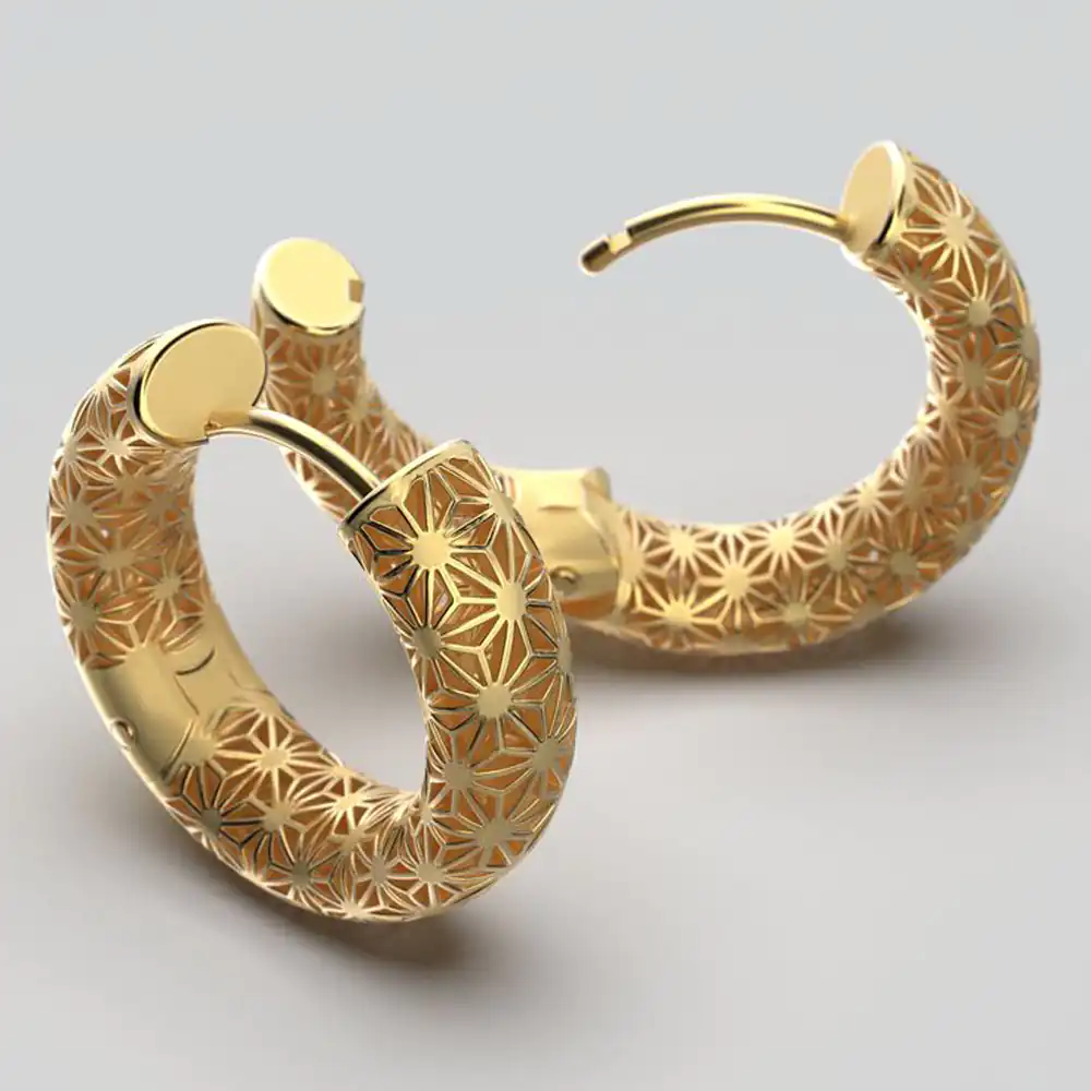 مدل گوشواره حلقه ای ایتالیایی