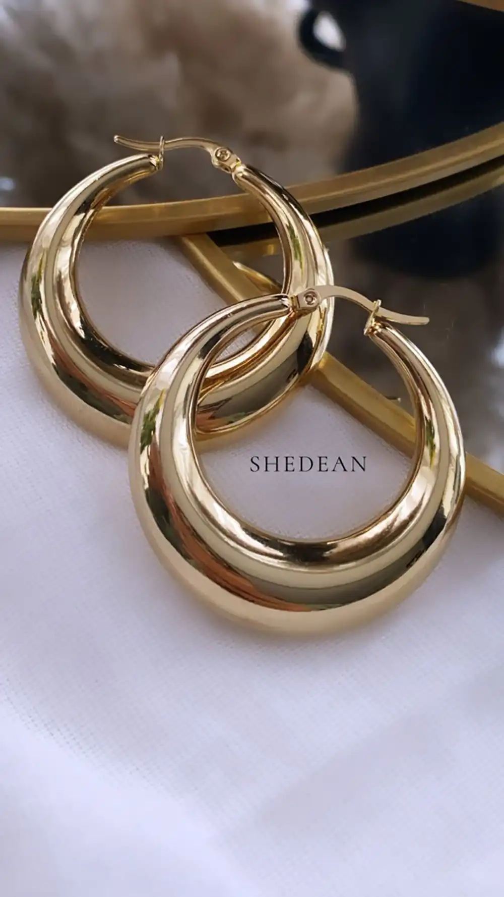 مدل گوشواره حلقه ای ایتالیایی