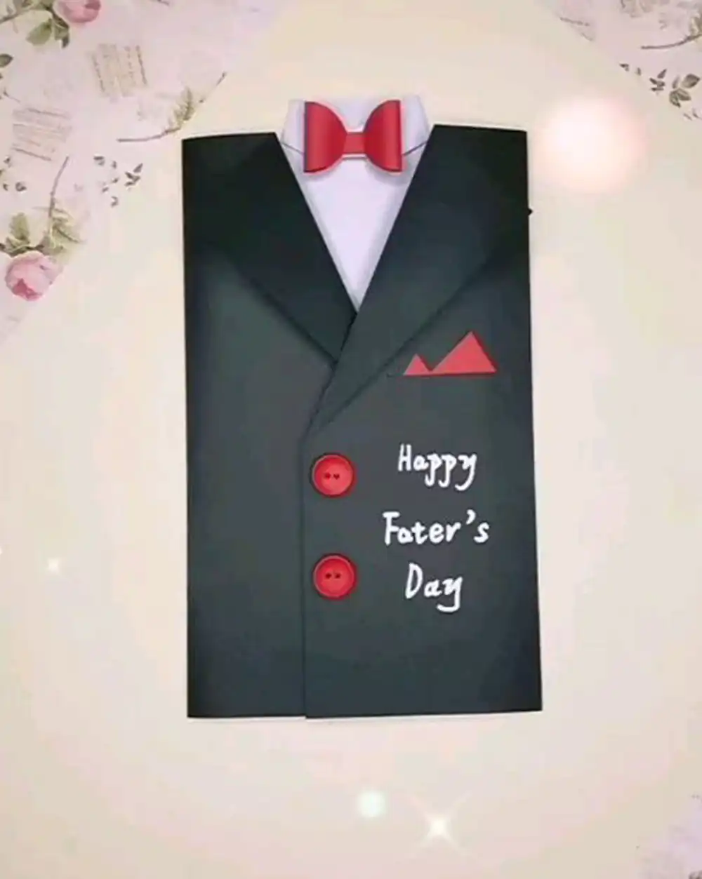 کاردستی برای روز پدر با کاغذ رنگی