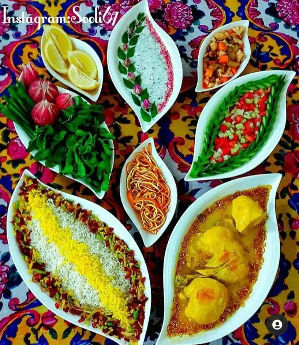 سفره آرایی غذا