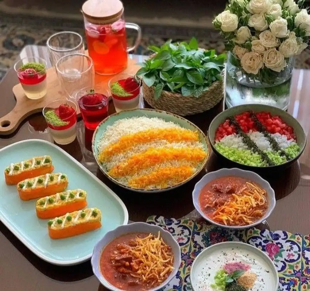 سفره آرایی غذا