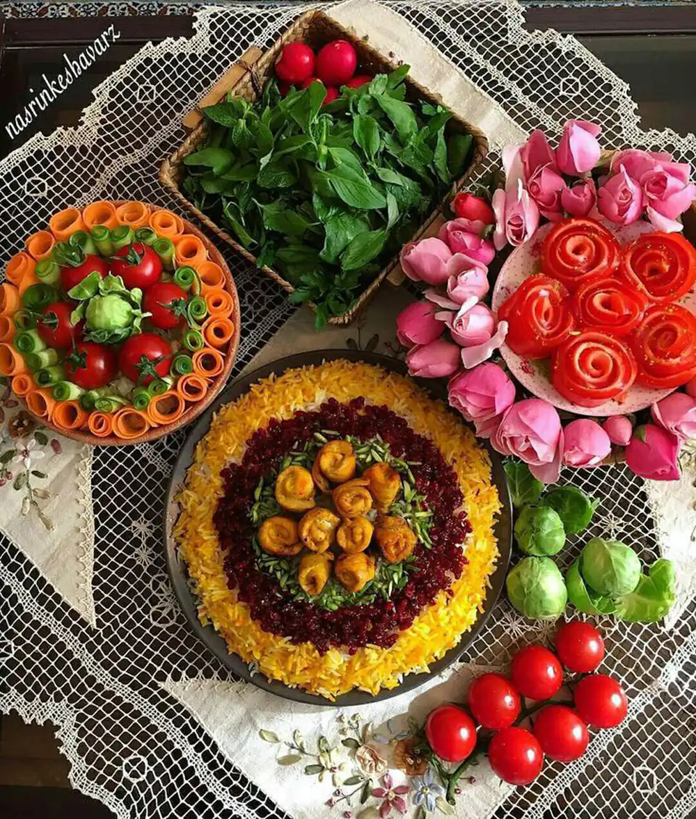 سفره آرایی غذا