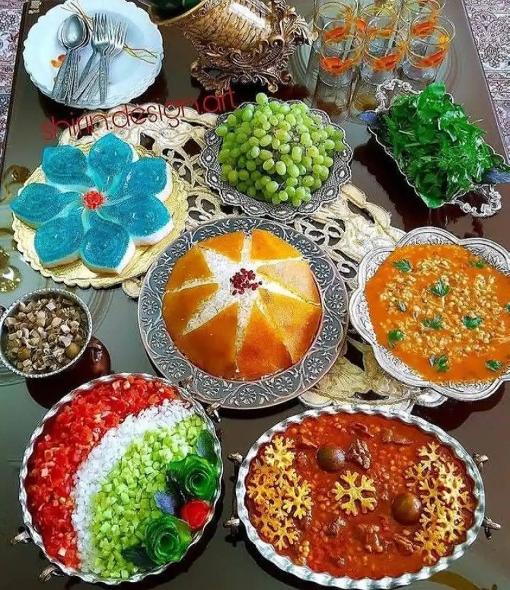 سفره آرایی غذا