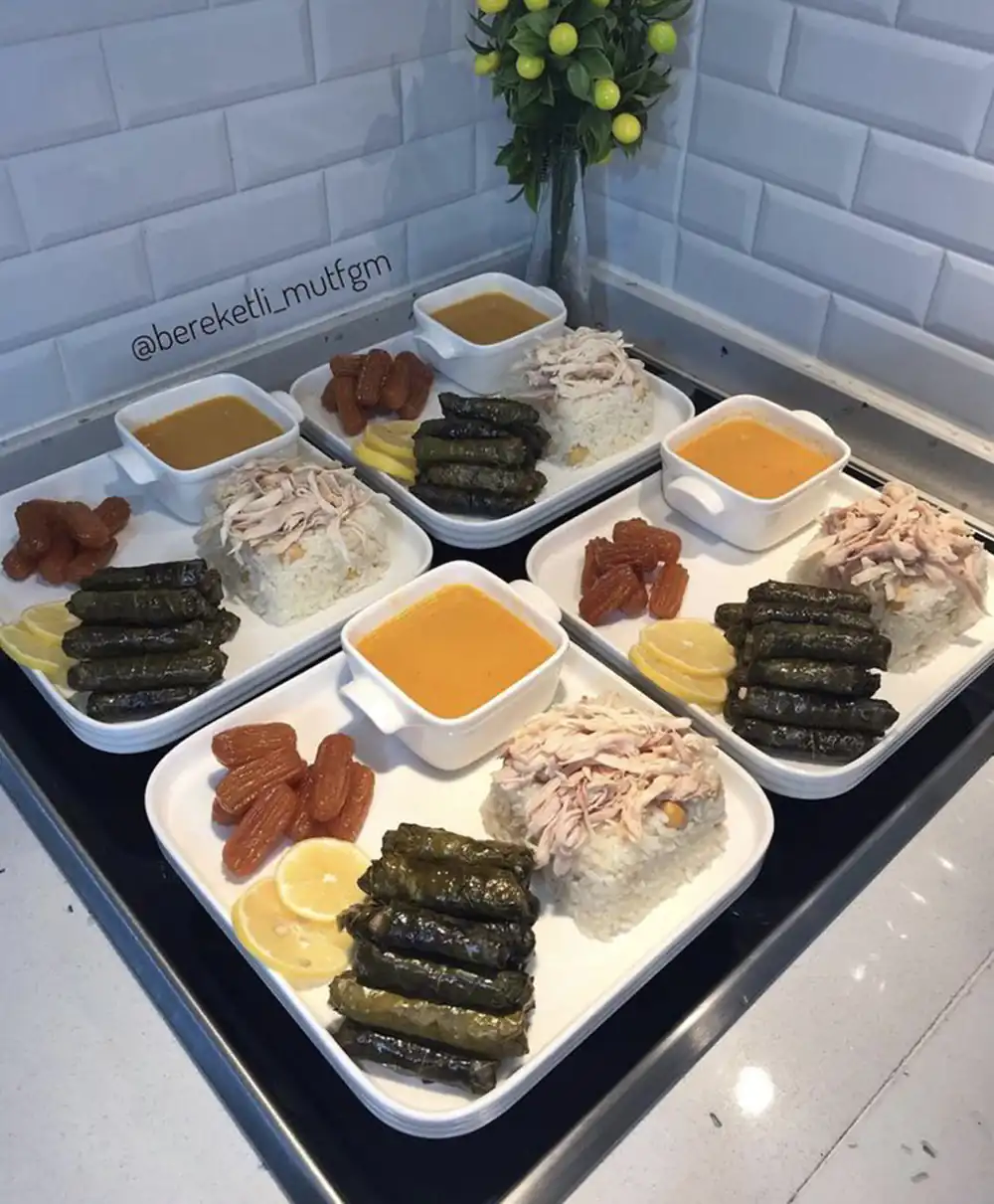تزیین غذا برای مهمان