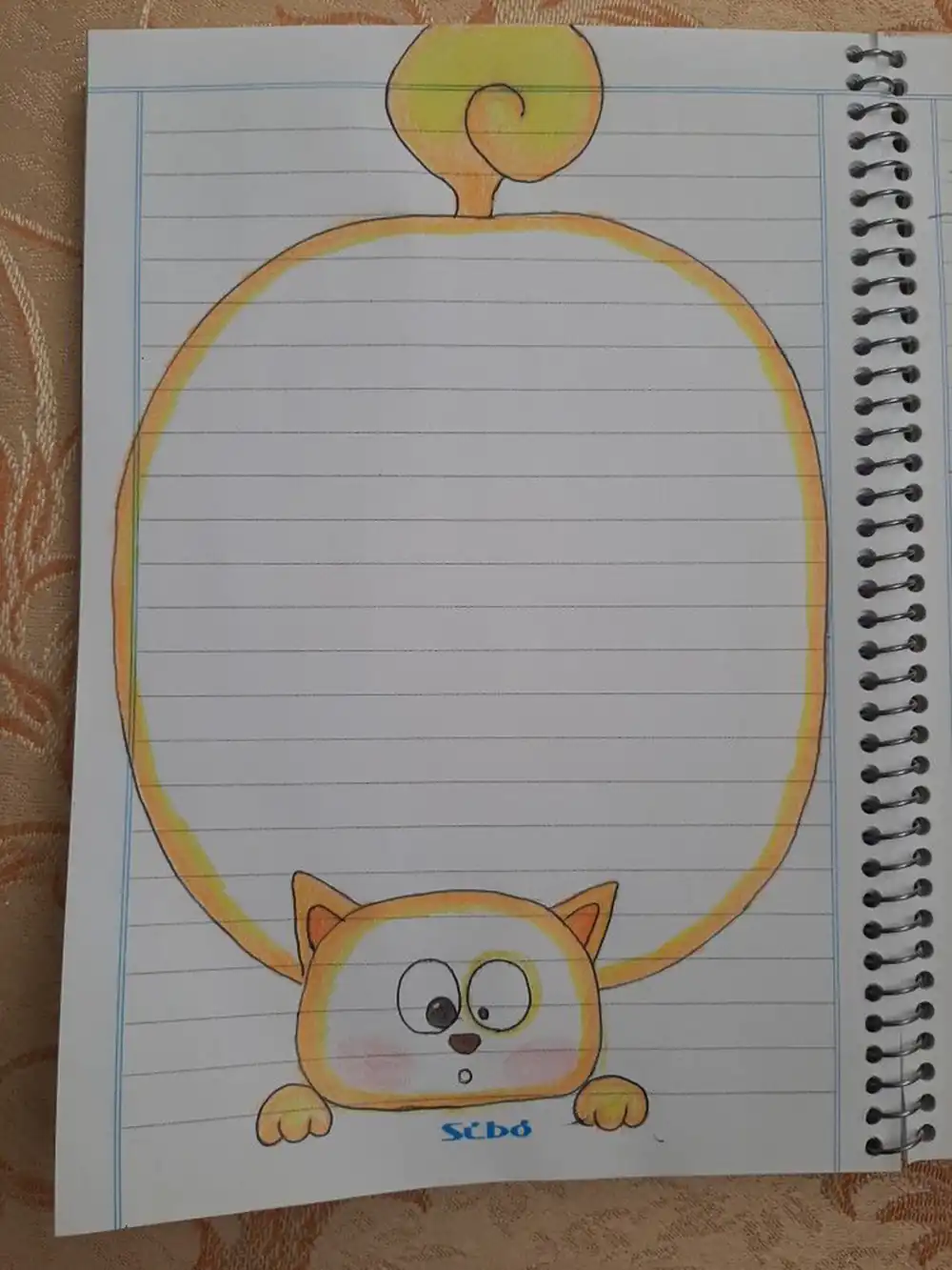 نقاشی ساده برای دفتر مشق