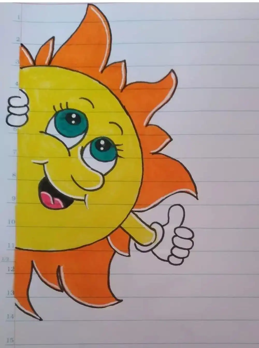 نقاشی ساده برای دفتر مشق