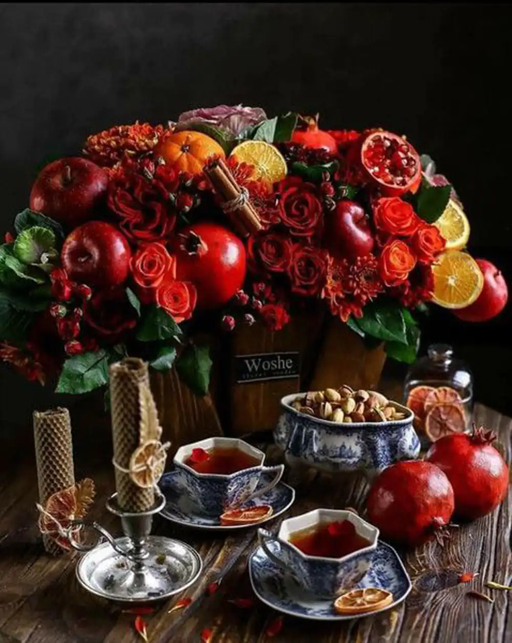 میوه‌آرایی شب یلدا