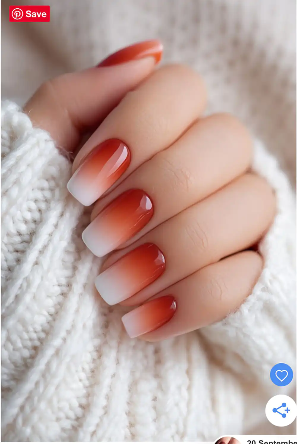 آمبره ناخن پاییزی