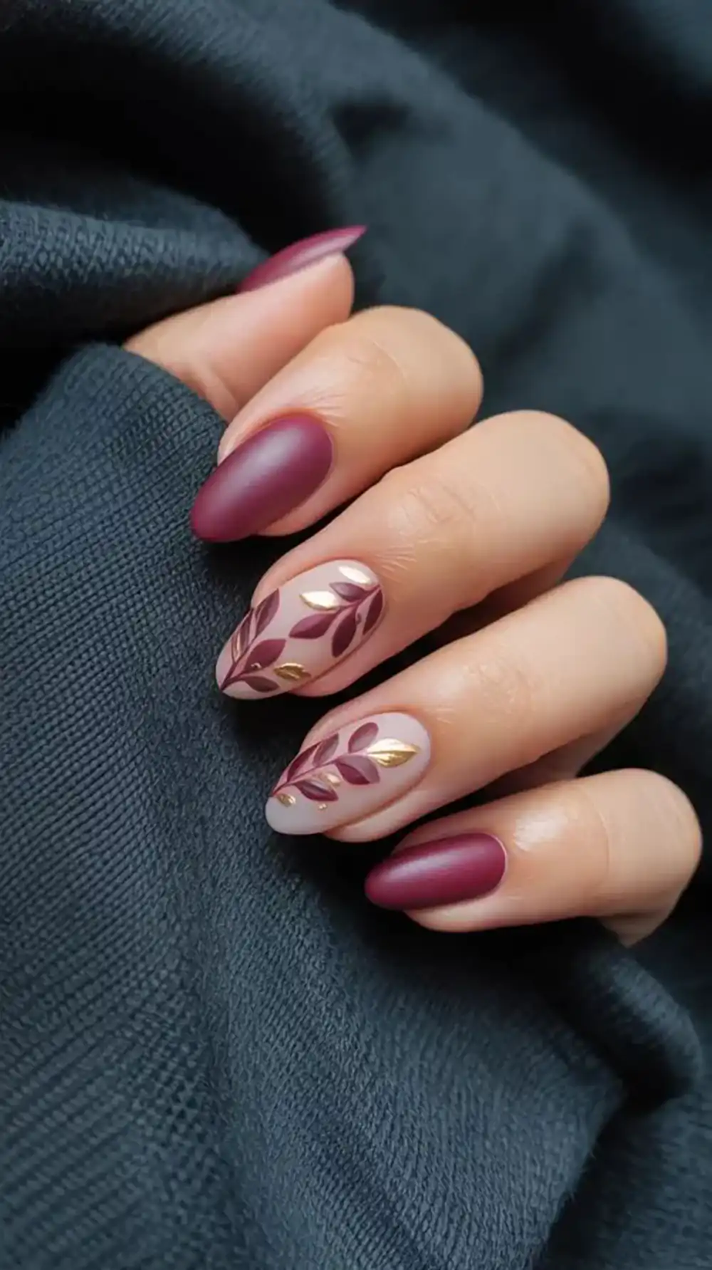 طراحی ناخن برای پاییز