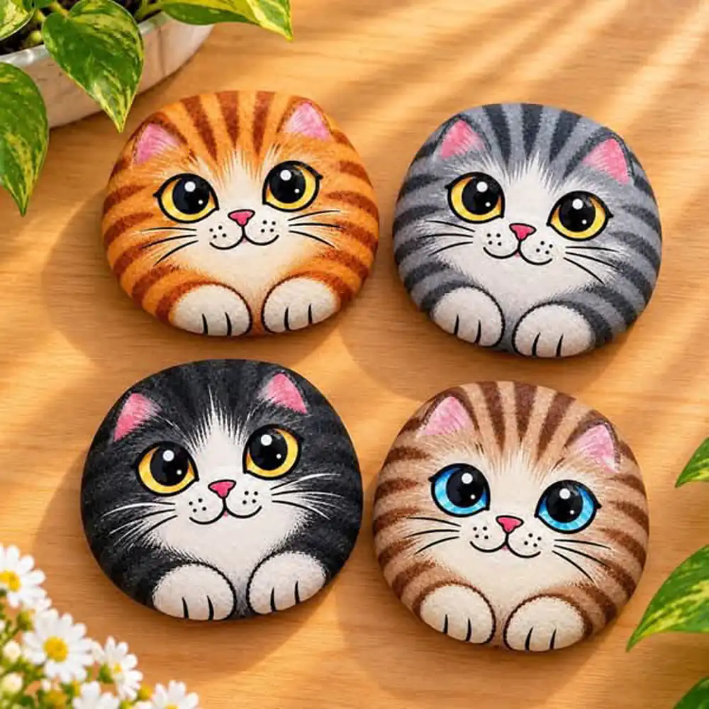  ایده نقاشی روی سنگ